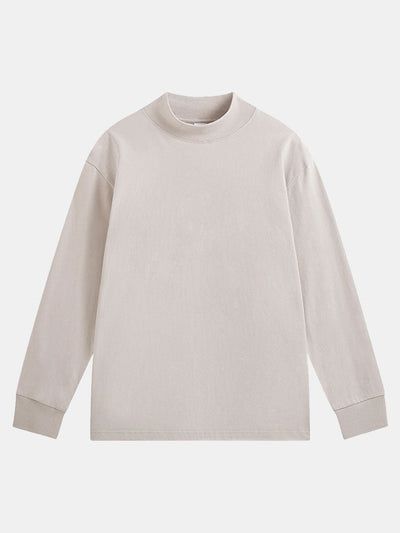 Adelelmo® | 3 Pieces Basic Long Sleeve Mock Neck T-Shirt