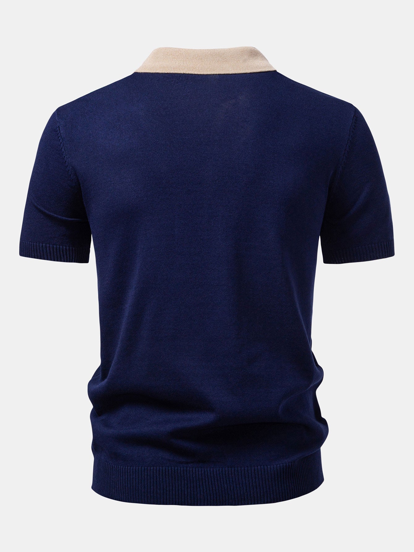 Oliver | Textured Color Block Knit Polo