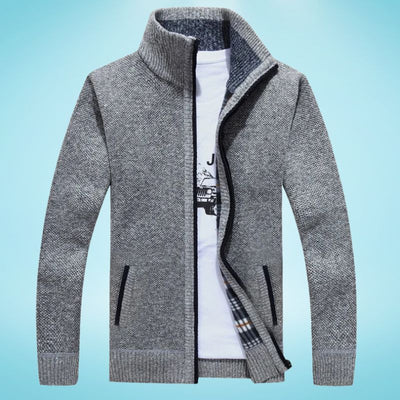 Jorge® | Faux Fleece Zip Up Sweater