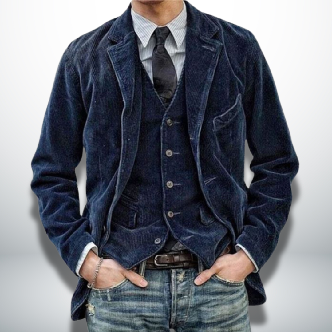 Bernabé® | Elegant jacket with velvet effect