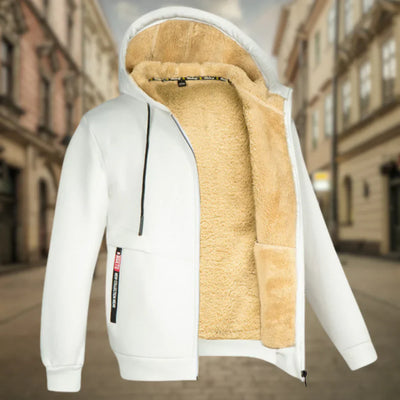 Decio | Cozy Sherpa-lined hoodie for men