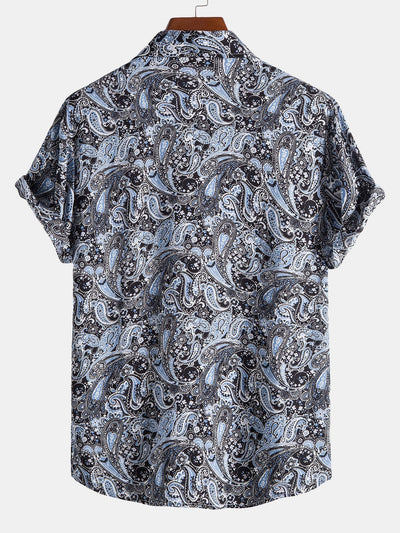 Argel® | Paisley Print Button Up Shirt