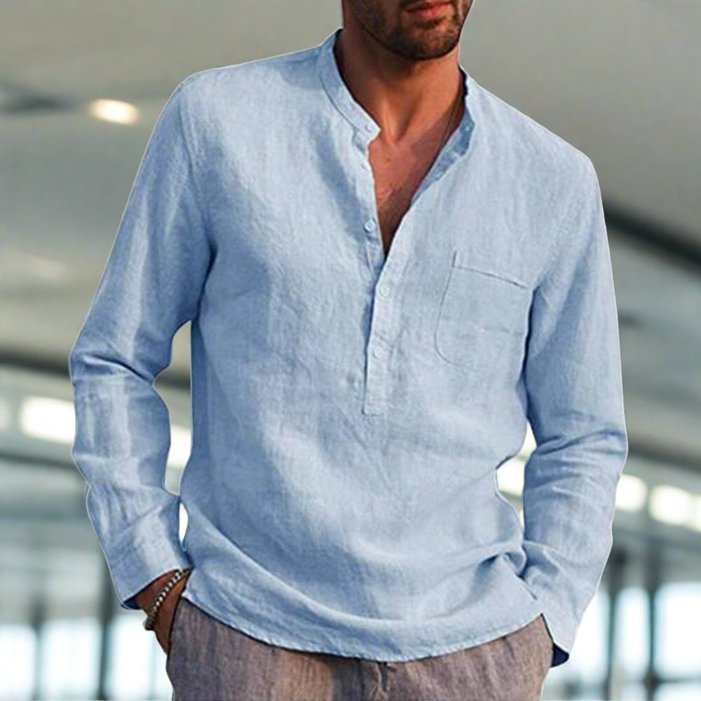 Jocelyn® | Beautiful Linen Shirt With Breast Pocket