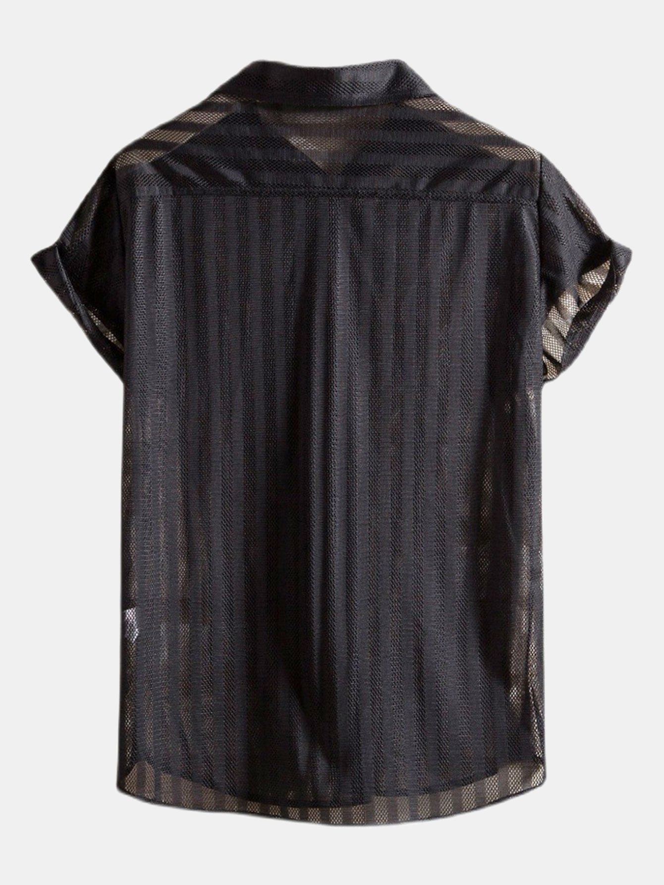 Amanzio® | Mesh Button Up Shirt