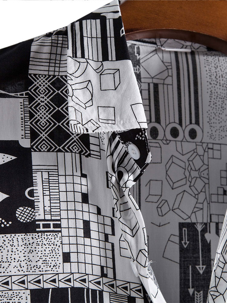 Armonius® | Geometry Print Shirt
