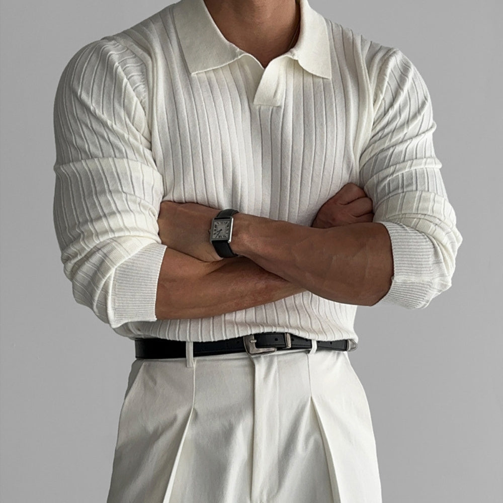 Bhagirath® | MV Korean Lapel Collar Knitted Sweater