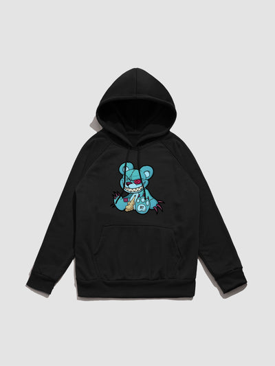 Torin | Evil Bear Print Hoodie