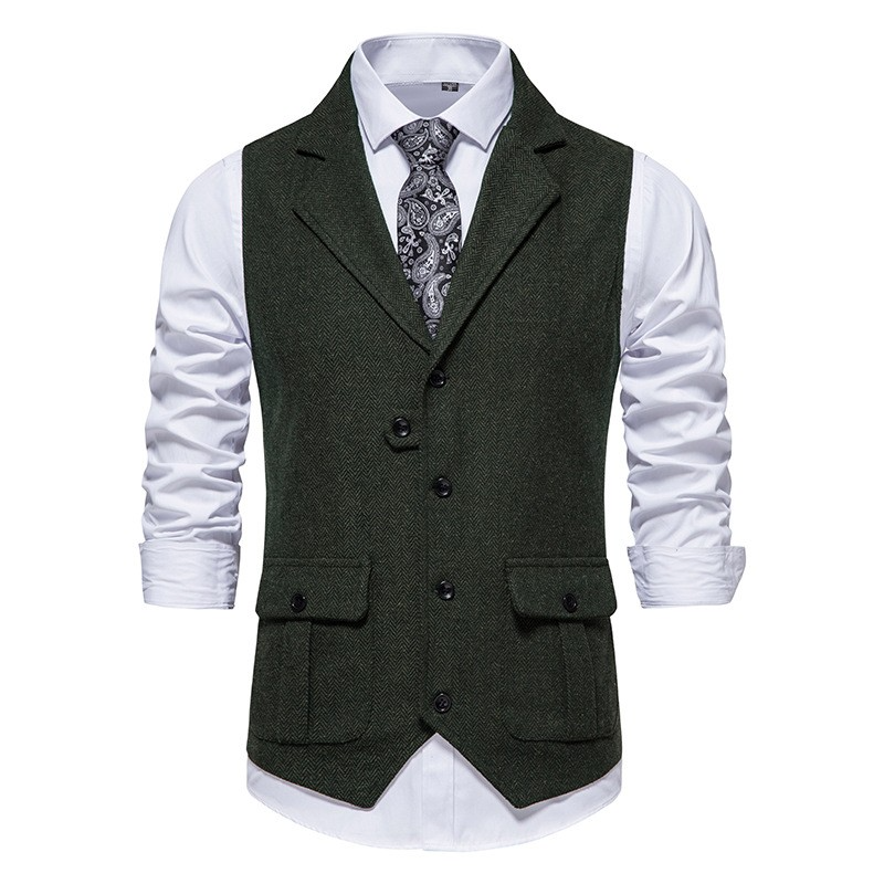 Noah® | Elegant Men's Vest With Side Pockets