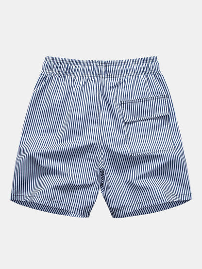 Fortunato® | Stripe Print Swim Shorts