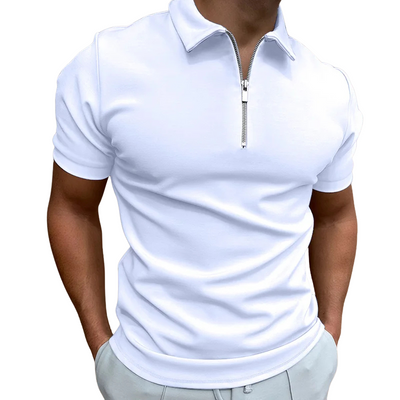Lucas | MODERN POLO SHIRT WITH MID-ZIP