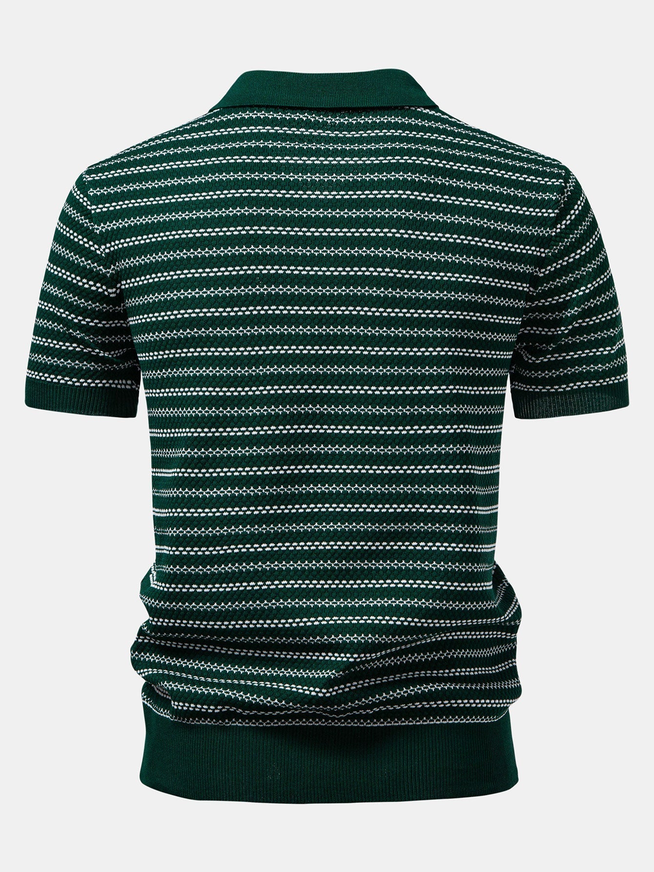 Noah | Stripe Knitted Polo Shirt