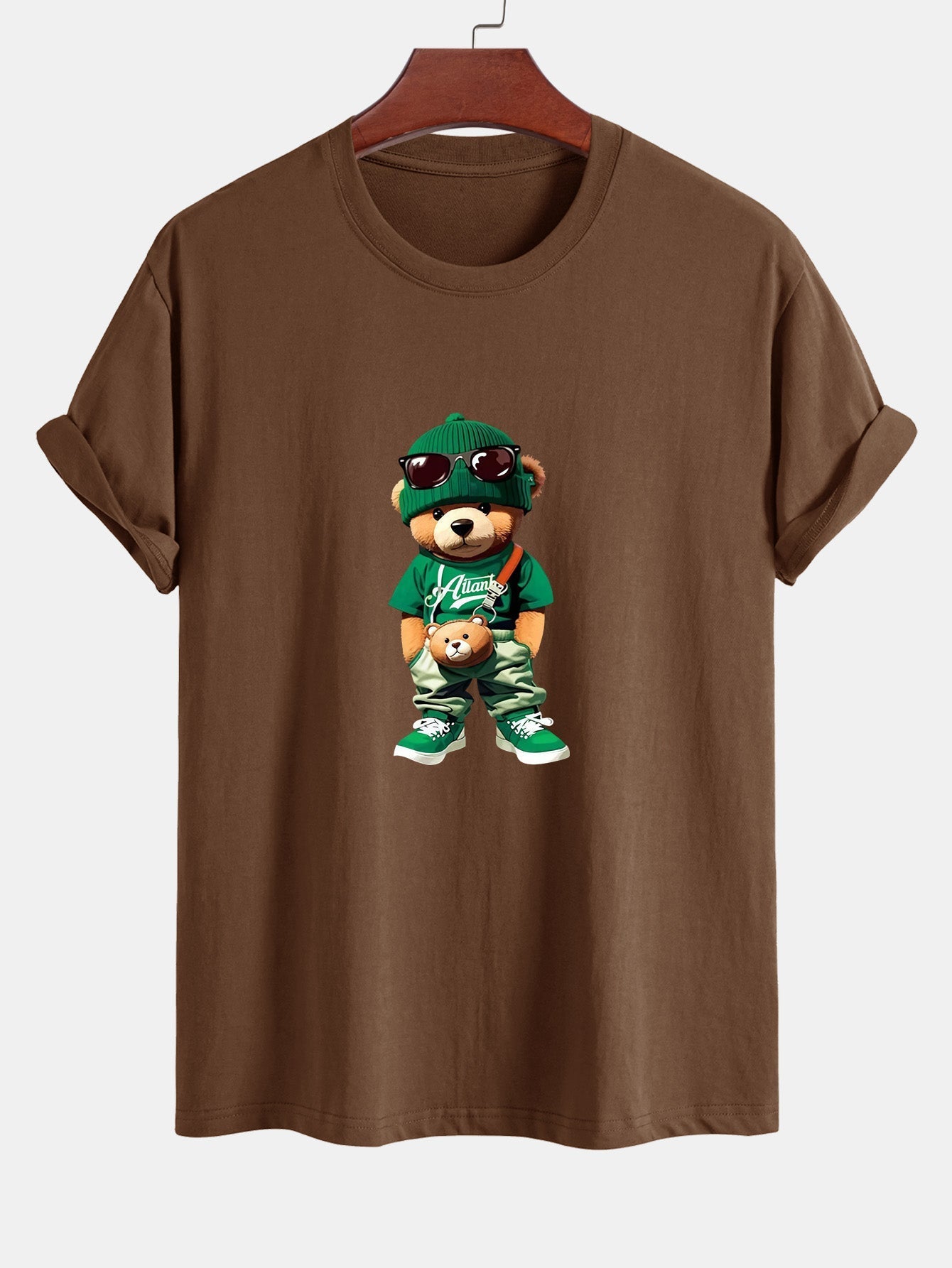 Cándido® | Trendy Bear Print Cotton T-Shirt