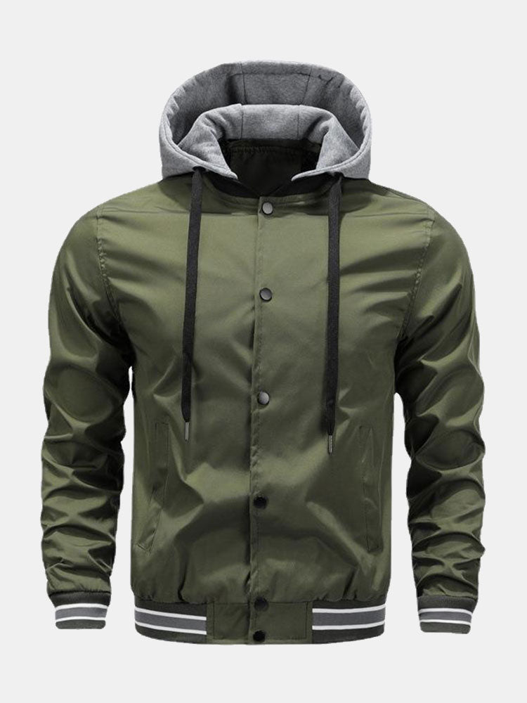 Camilo | Detachable Hooded Bomber Jacket