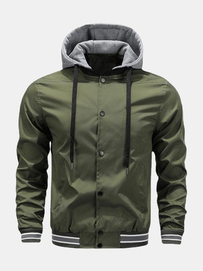 Camilo | Detachable Hooded Bomber Jacket