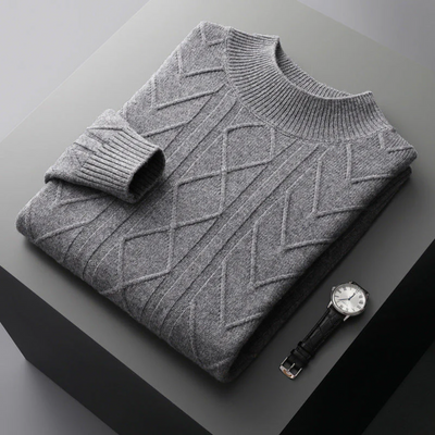 Levi | Mizar Patterned Cashmere Sweater