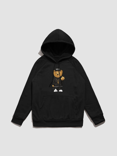 Leonard | Hip Hop Bear Print Hoodie