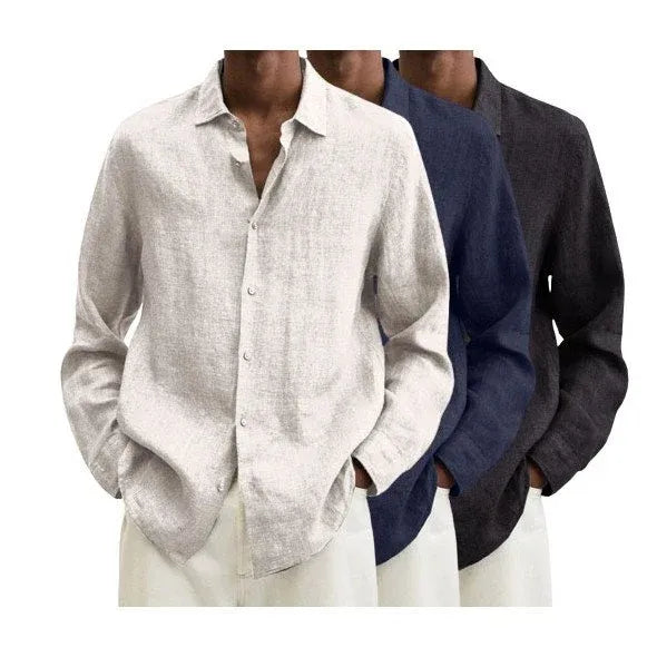 Delano® | Men'S Regular Fit Linen Shirt