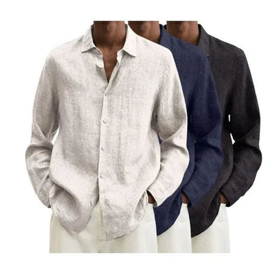 Delano® | Men'S Regular Fit Linen Shirt