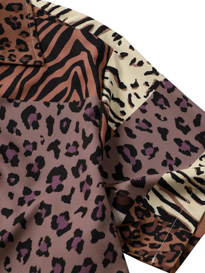Arnon® | Patchwork Animal Print Shirt