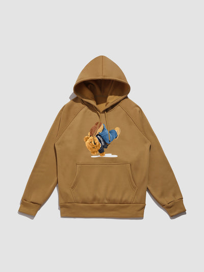 Marquis | Break Dance Bear Print Hoodie