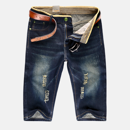 Adalgiso® | Ridge Distressed Denim Shorts