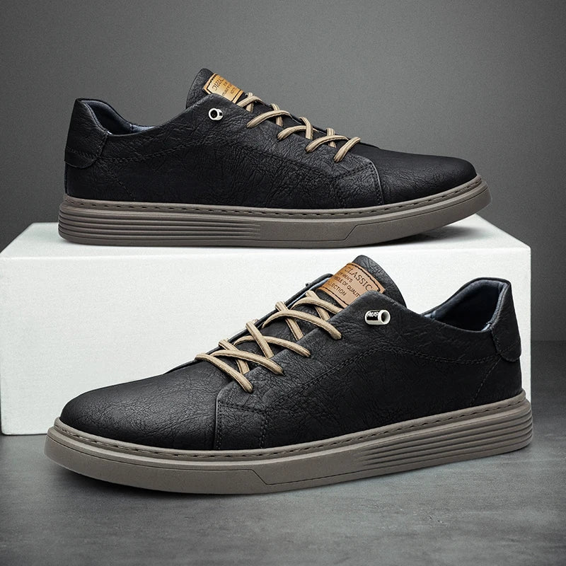 Mickey® | Luxury Step Genuine Leather Sneakers