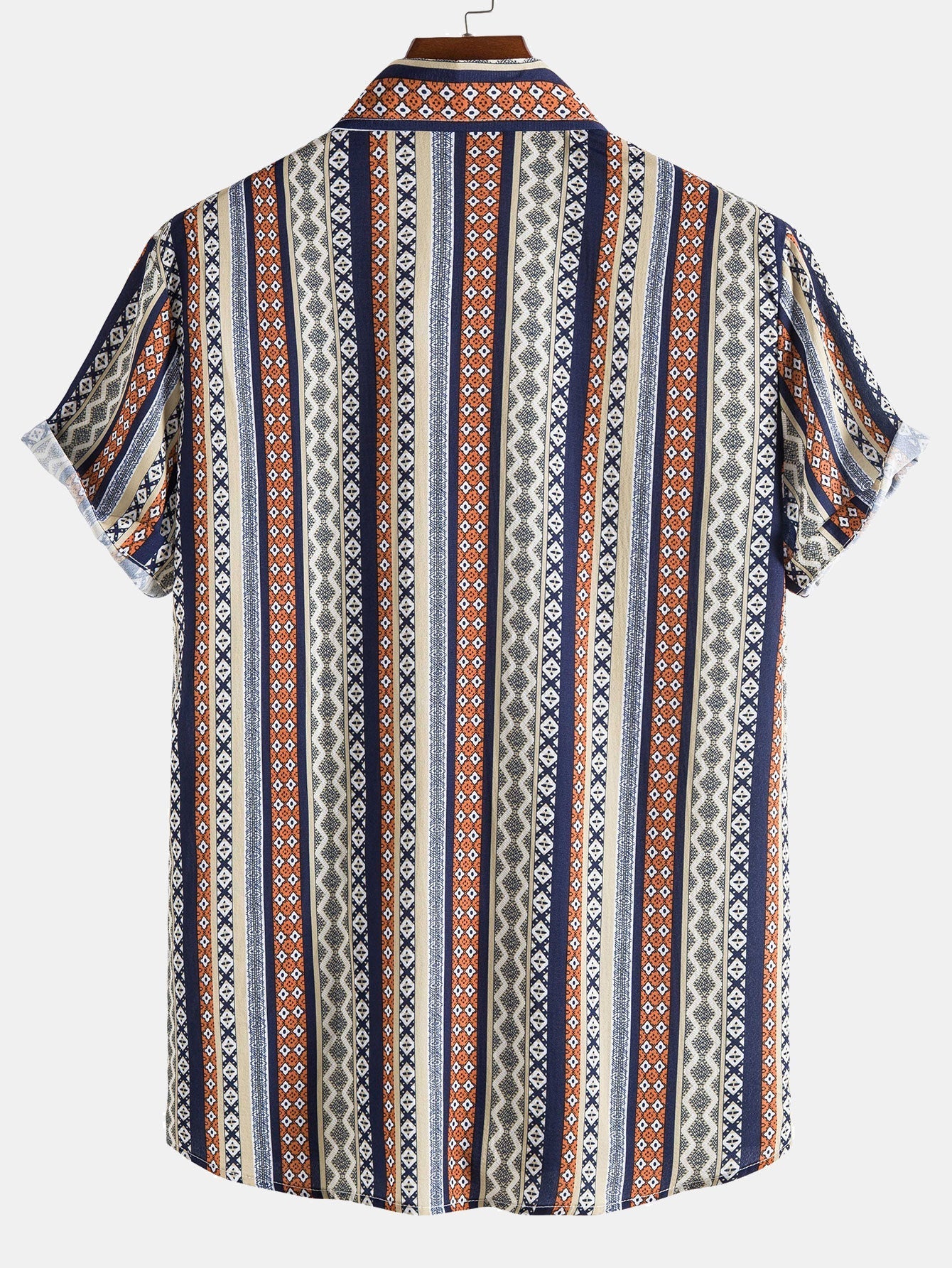 Arye® | Ethnic Geometry Print Shirt