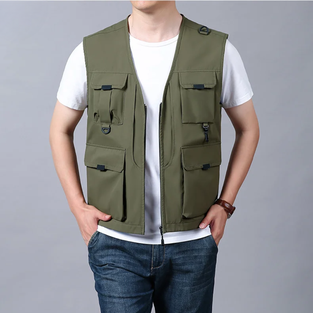 hola BREATHABLE MULTI-POCKET CARGO VEST