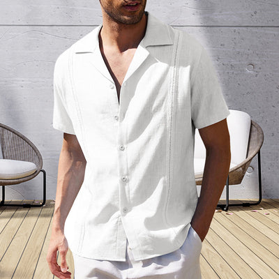 Juan® | Men'S Casual Short-Sleeved Linen Beach Shirt