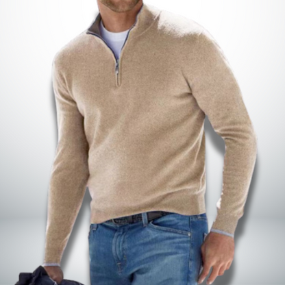 Cayetano® | Men's Casual Pullover With Zip