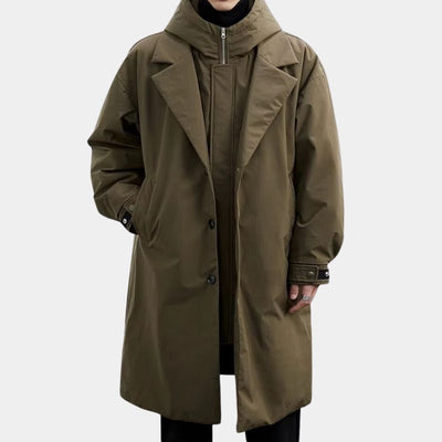 Amos® | Luxden Men’s Trench Coat