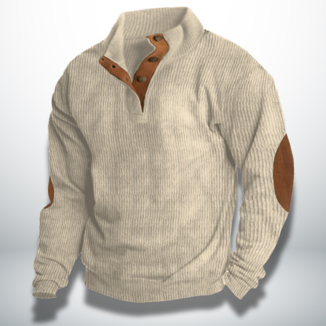 Clarencio® | Men's Velvet Effect Pullover