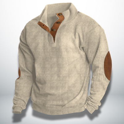 Clarencio® | Men's Velvet Effect Pullover