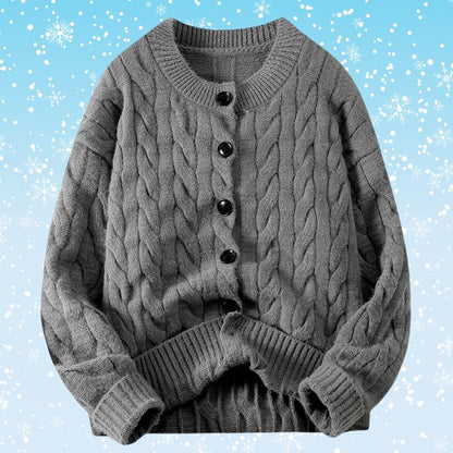Ricardo® | Sweater with long sleeves and button