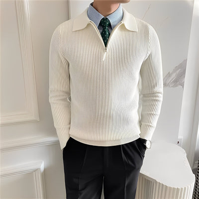 Ephreum | Emil – Elegant knitted sweater with zip