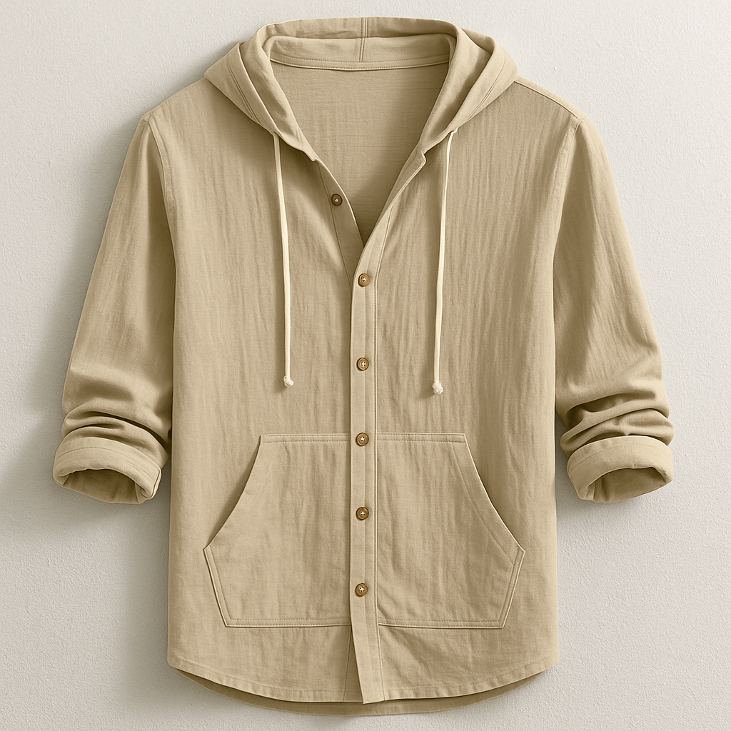 Wyatt | Oxford Hoodie Shirt