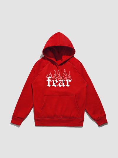 George | Gothic Flame Print Hoodie