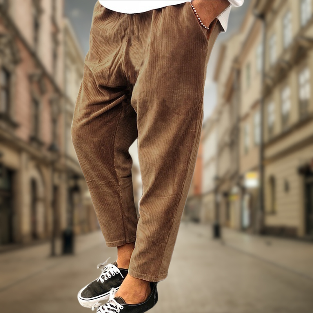 Doroteo® | Men's trousers with velvety effect