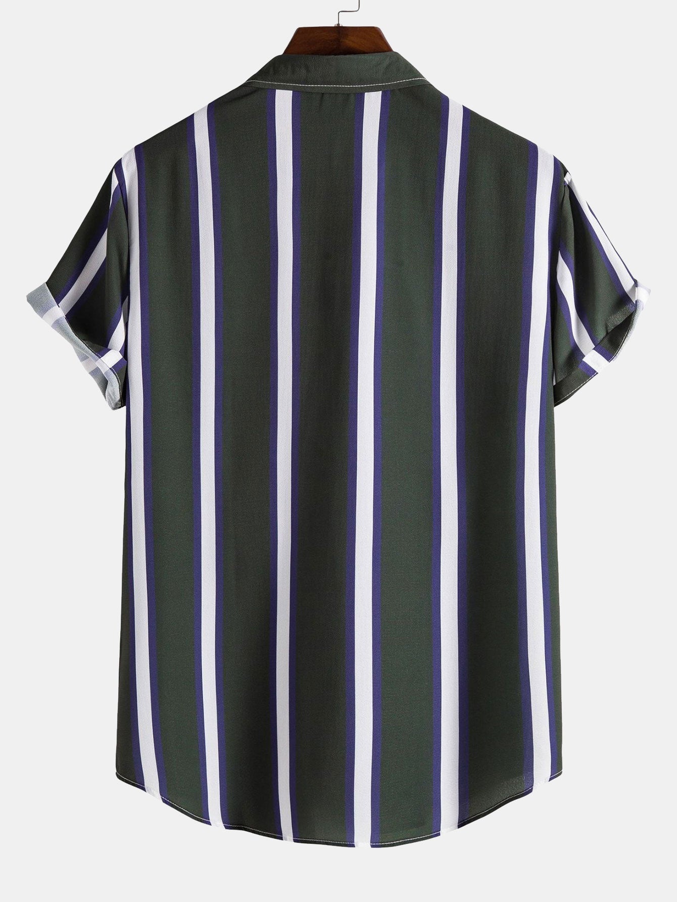 Arild® | Striped Print Button Up Shirt