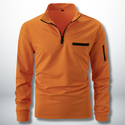 Arístides® | Men's Sports Sweatshirt With Zip