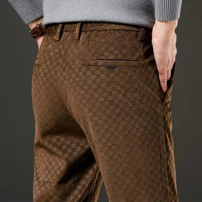 Orestes® | Corduroy Check Trousers