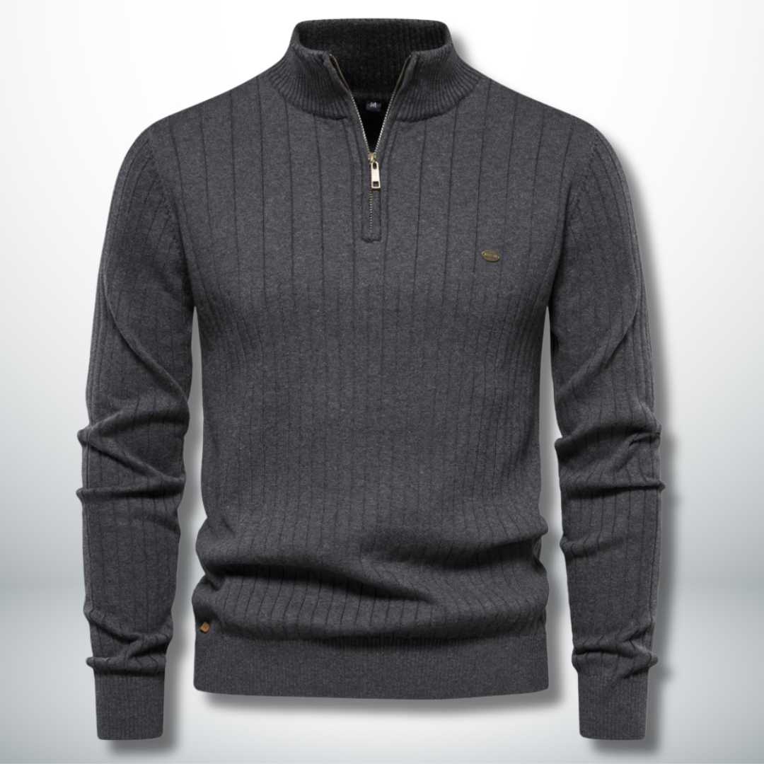 Asdrúbal® | Comfortable and elegant sweater with zip