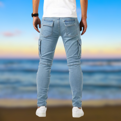 Edgardo® | Men's Denim Effect Trousers