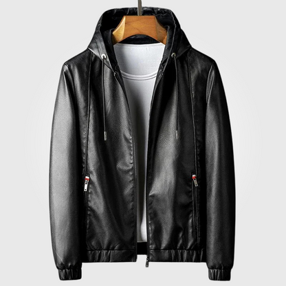 Darrien® | Leather Hoodie