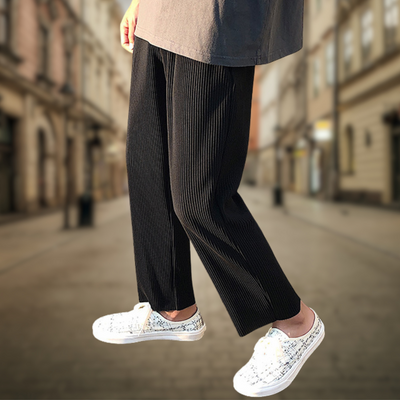 Donaciano® | Elegant trousers in velvety style