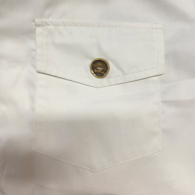 Men's Classic Casal Solid Color SliFitlti-Pocket Polyester Cotn Short Sleeve Shirt