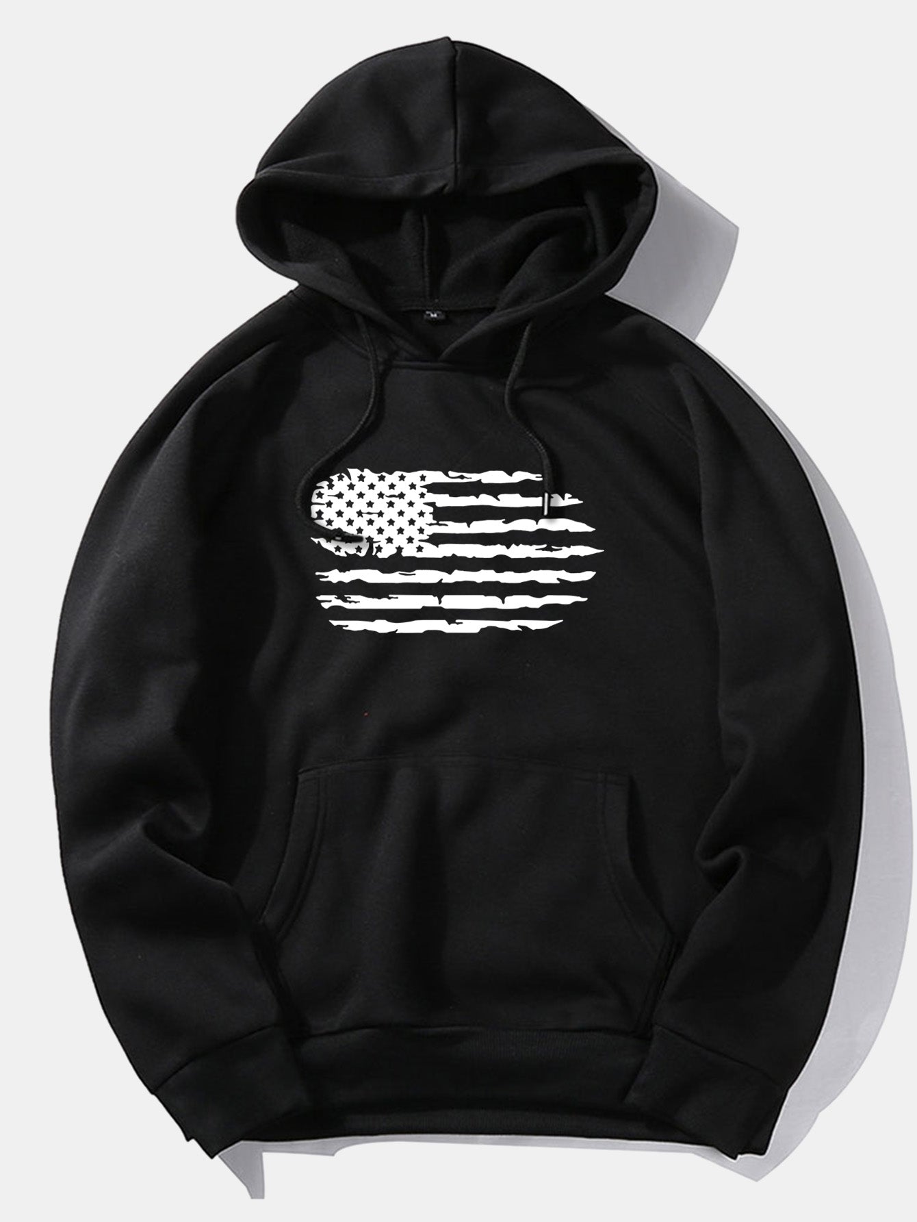 Patricio | American Flag Print Hoodie