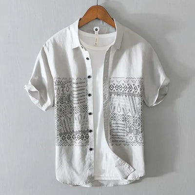 Hector® | Printed Linen Men's Shirt
