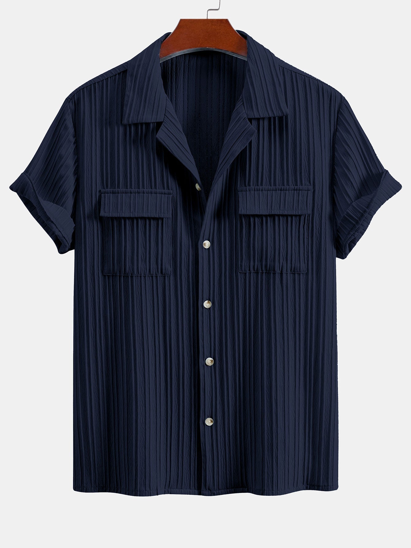 Jordan® | Textured Cuban Collar Pocket Shirt & Drawstring Textured Pants