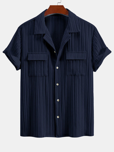 Jordan® | Textured Cuban Collar Pocket Shirt & Drawstring Textured Pants